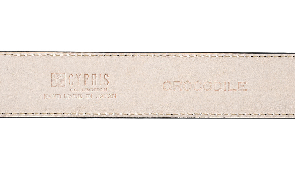【CYPRIS COLLECTION】ベルト(30mm幅)■マットクロコダイル