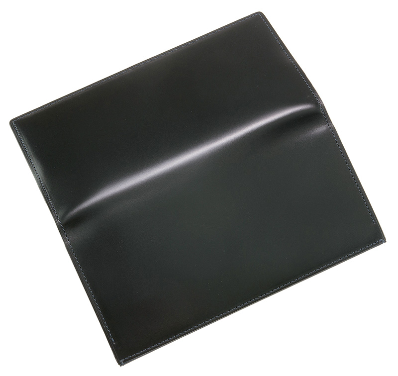 【キプリス】長財布(小銭入れ付きササマチ束入)■オイルシェルコードバン＆シラサギレザー