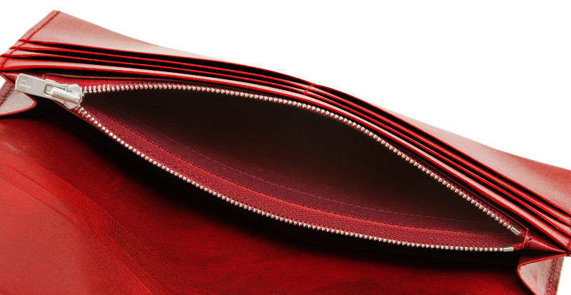 【キプリス】長財布(小銭入れ付きササマチ束入)■オイルシェルコードバン＆シラサギレザー