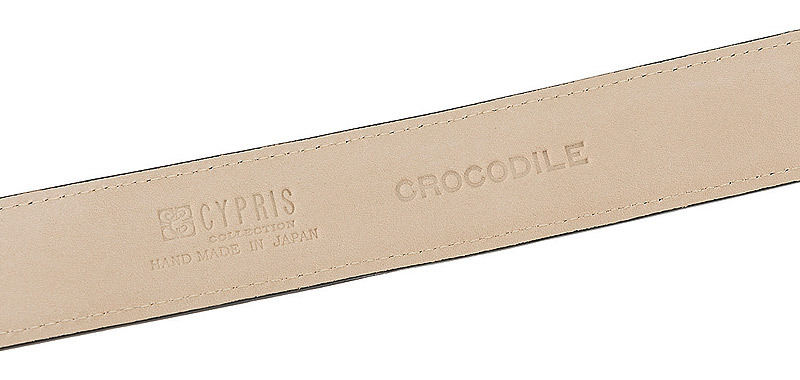 【CYPRIS COLLECTION】ベルト(30mm幅)■マットクロコダイル