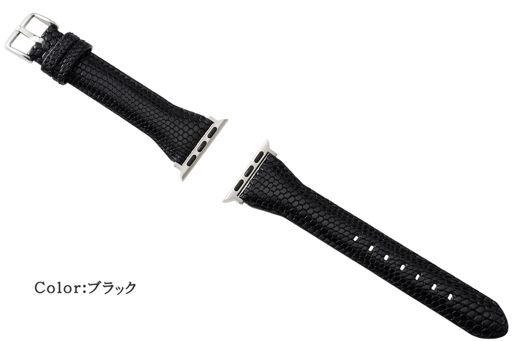 【キプリス】ウォッチバンド(Apple watch38/40/41mm対応)■リザード