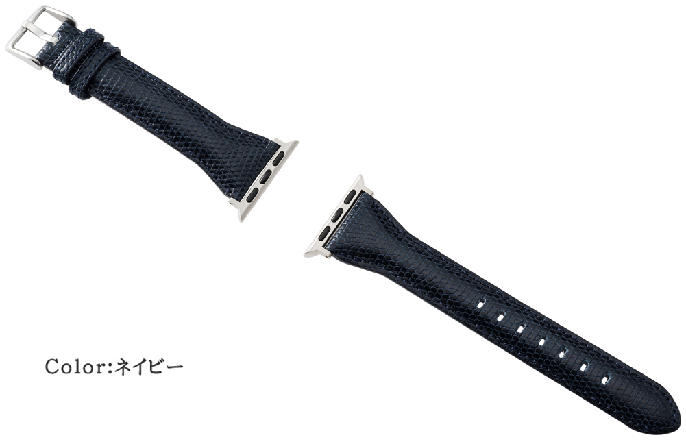 【キプリス】ウォッチバンド(Apple watch38/40/41mm対応)■リザード