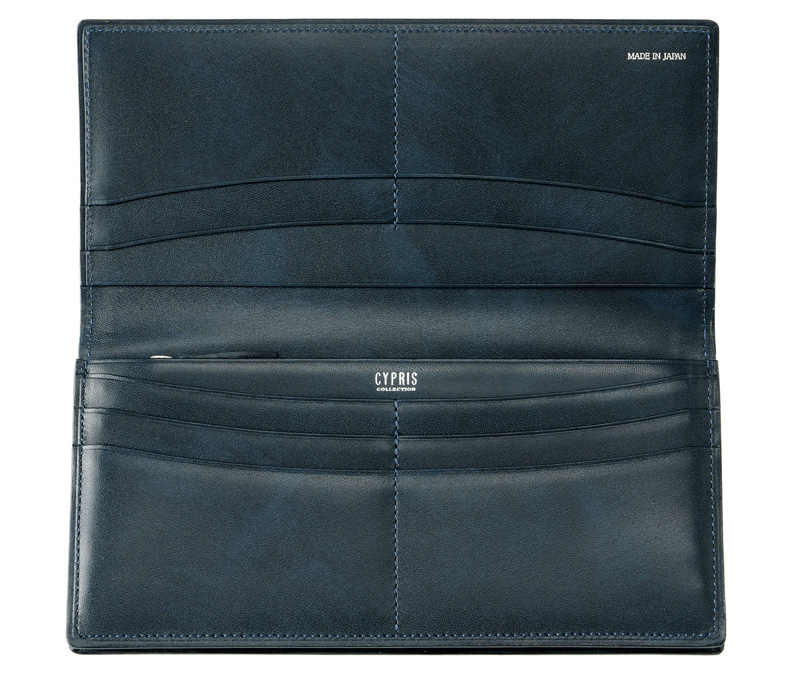 【CYPRIS COLLECTION】長財布(小銭入れ付き通しマチ束入)■リザード