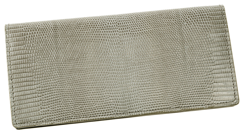 【CYPRIS COLLECTION】長財布(小銭入れ付き通しマチ束入)■リザード