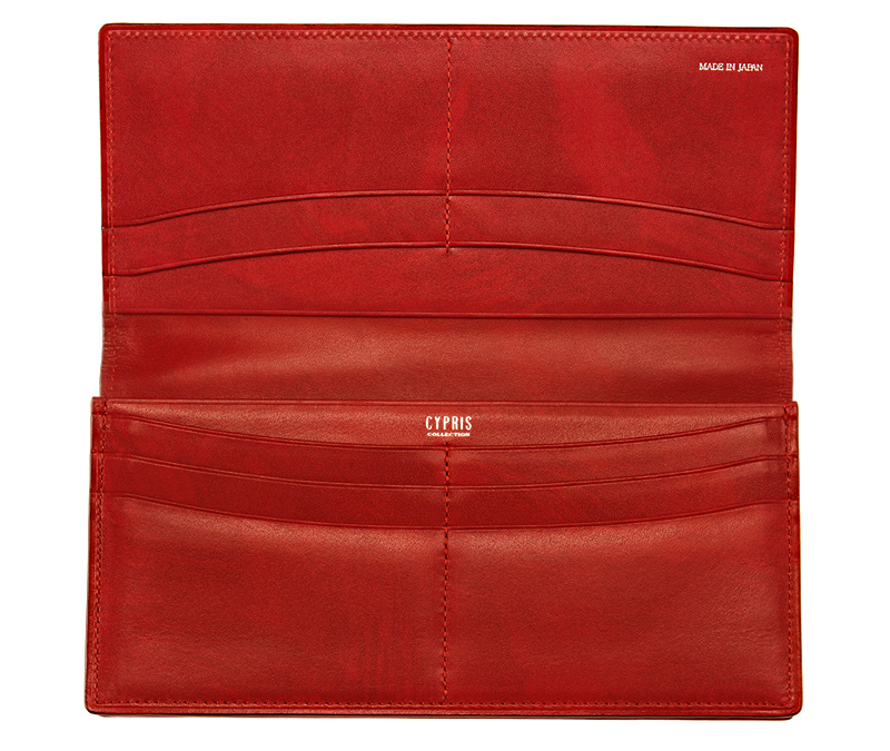 【CYPRIS COLLECTION】長財布(小銭入れ付き通しマチ束入)■リザード