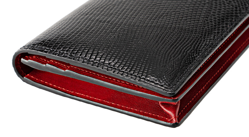 【CYPRIS COLLECTION】長財布(小銭入れ付き通しマチ束入)■リザード