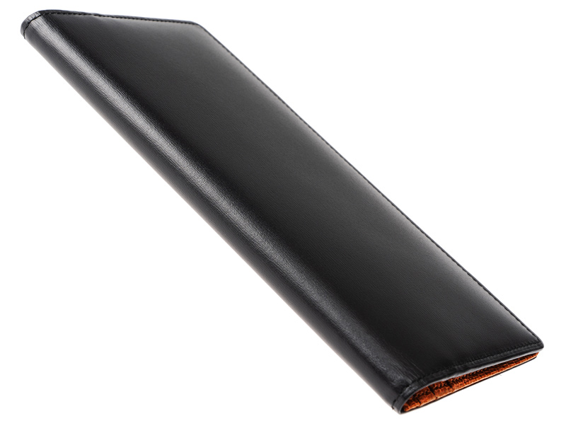 【CYPRIS COLLECTION】長財布(マチなし束入・小銭入れなし)■ボックスカーフ＆リザード