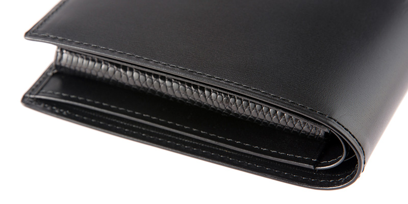 【CYPRIS COLLECTION】二つ折り財布(小銭入れ付き札入)■ボックスカーフ＆リザード２