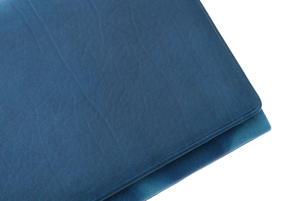 【キプリス】長財布(風琴マチ束入・単束付き)■AIZOME CALF