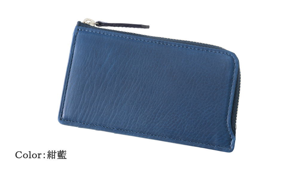 【キプリス】フラグメントウォレット■AIZOME CALF