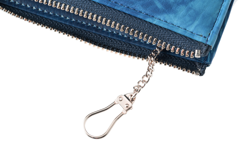 【キプリス】フラグメントウォレット■AIZOME CALF