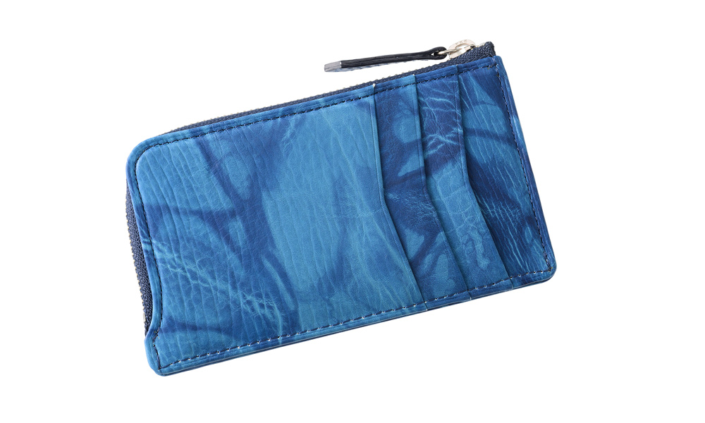 【キプリス】フラグメントウォレット■AIZOME CALF