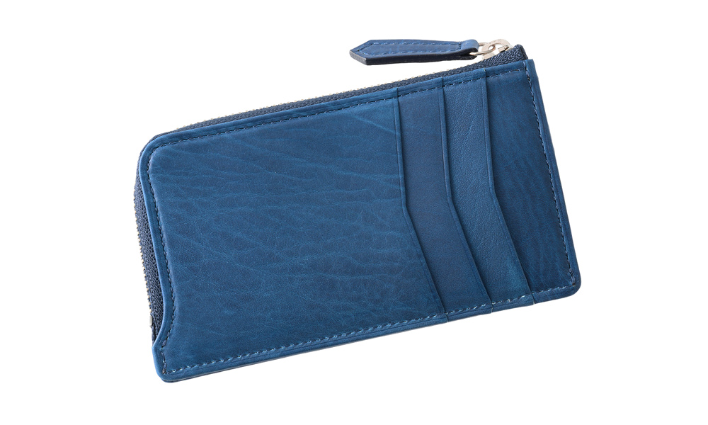 【キプリス】フラグメントウォレット■AIZOME CALF