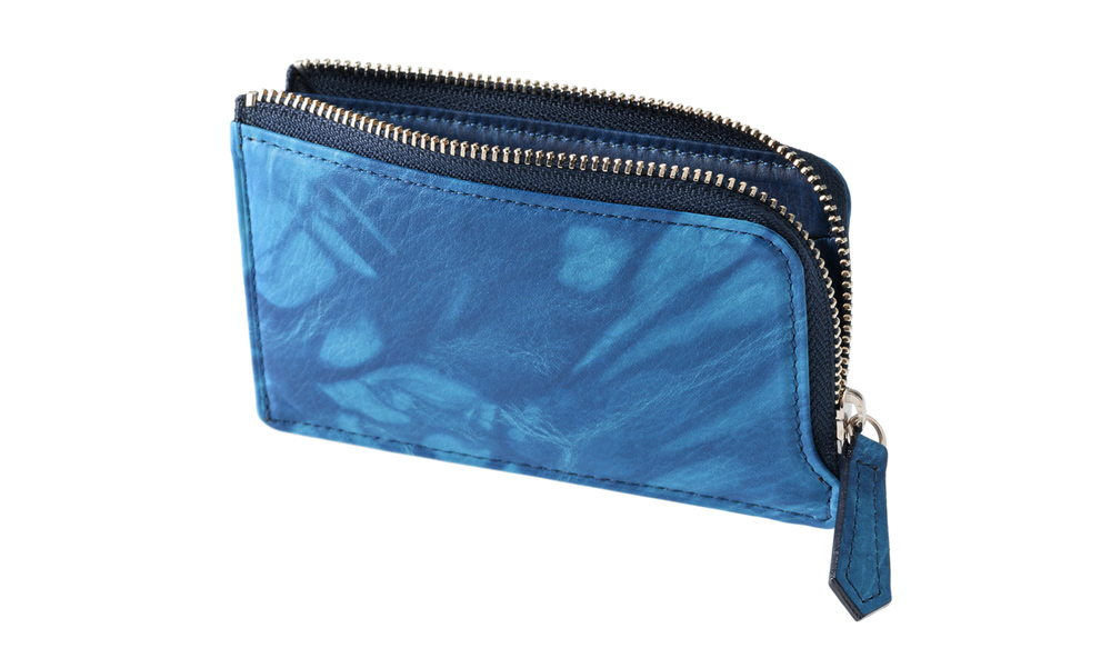 【キプリス】フラグメントウォレット■AIZOME CALF