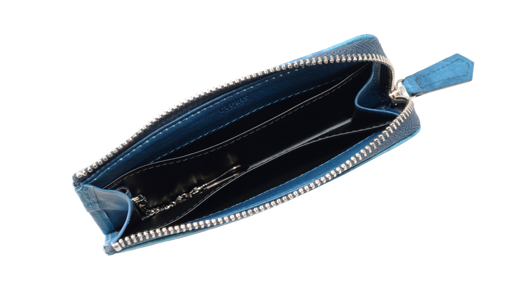 【キプリス】フラグメントウォレット■AIZOME CALF