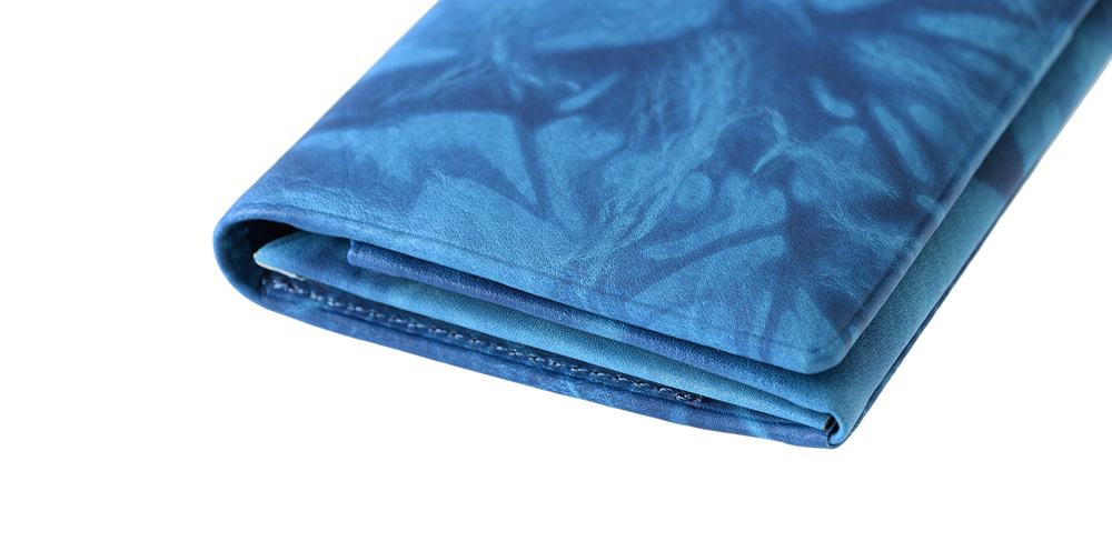 【キプリス】名刺入れ(風琴マチ)■AIZOME CALF