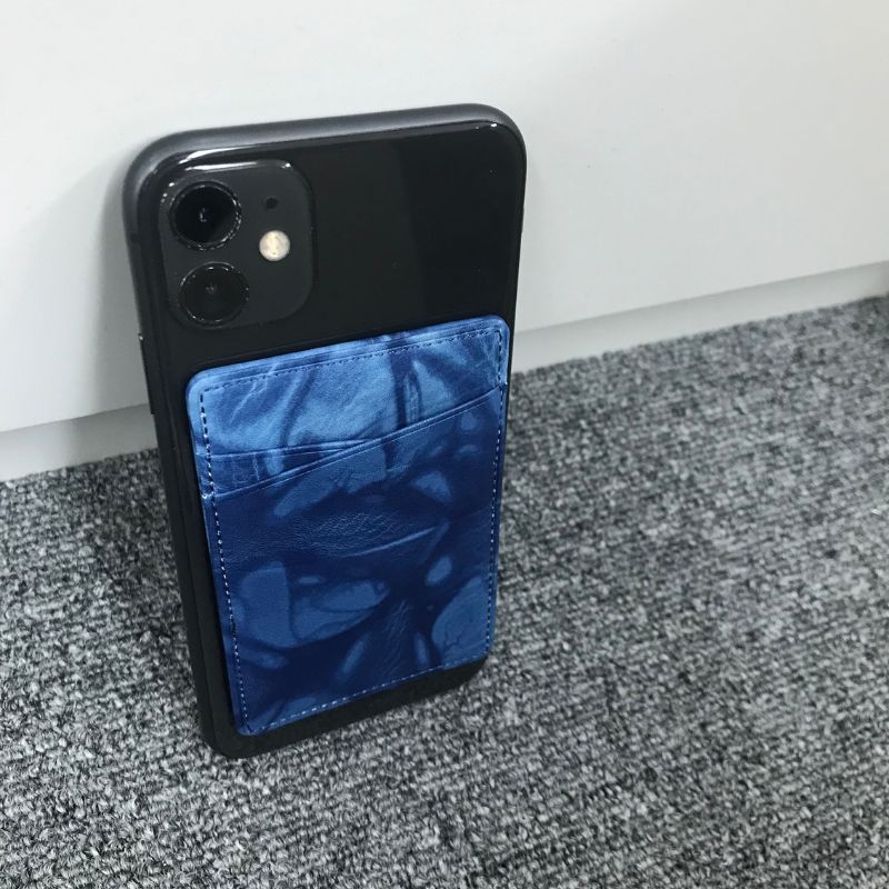 【キプリス】Mag Safeカードケース■AIZOME CALF