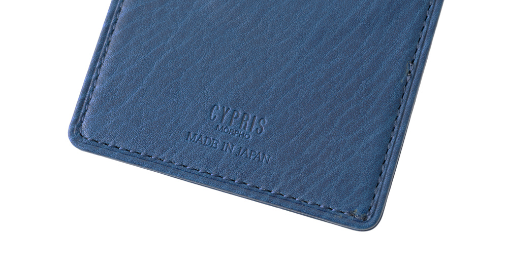 【キプリス】Mag Safeカードケース■AIZOME CALF