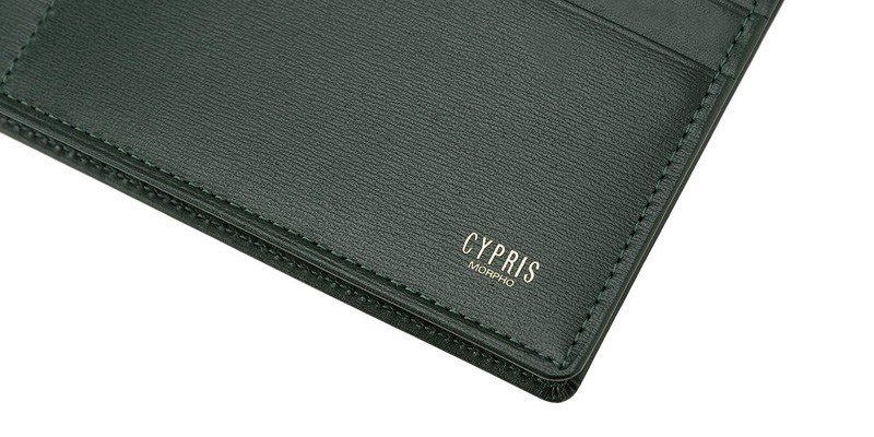 【キプリス】長財布(通しマチ束入・小銭入れなし)■ボックスカーフ