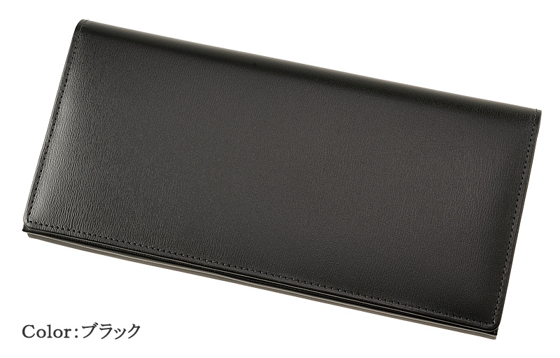 CYPRIS COLLECTION】長財布(底折マチ束入・小銭入れなし)□ボックスカーフ
