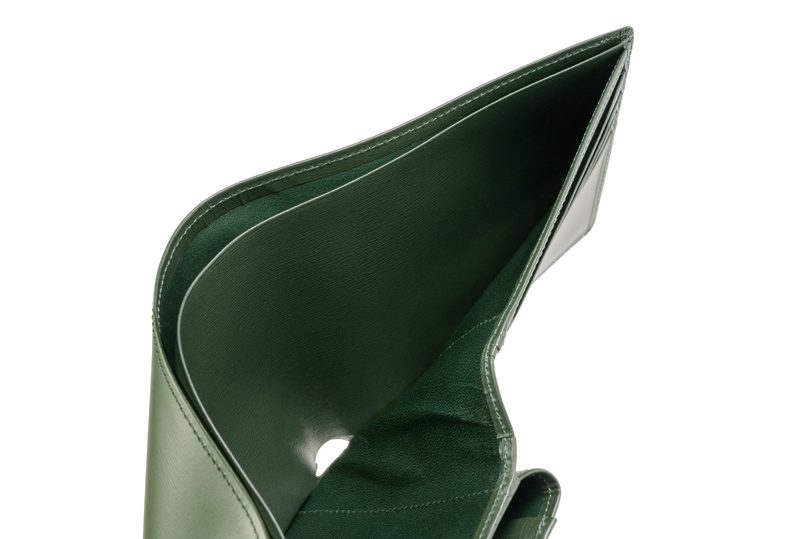 【CYPRIS COLLECTION】二つ折り財布(小銭入れ付き札入・テングタイプ)■ボックスカーフ