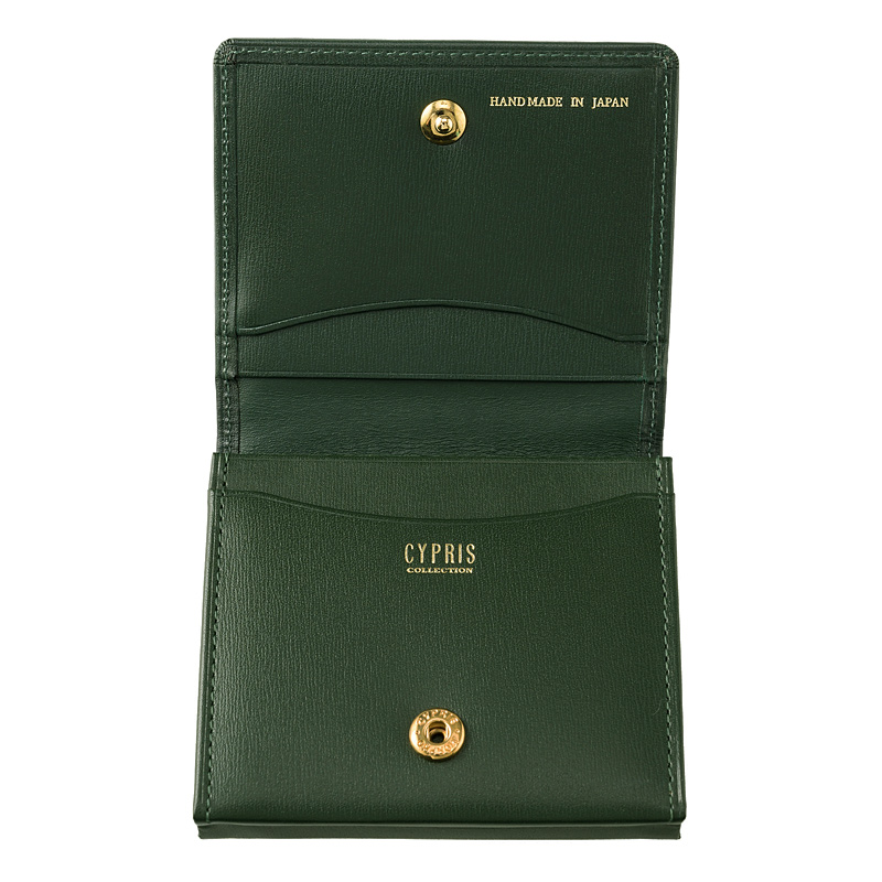 【CYPRIS COLLECTION】小銭入れ(底折マチ)■ボックスカーフ