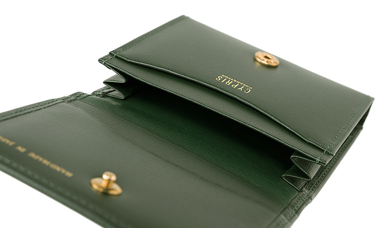 【CYPRIS COLLECTION】小銭入れ(底折マチ)■ボックスカーフ