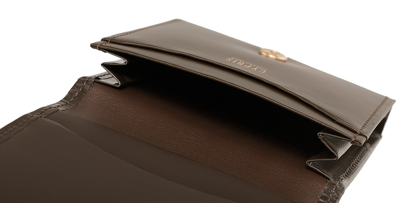 【CYPRIS COLLECTION】小銭入れ(底折マチ)■ボックスカーフ