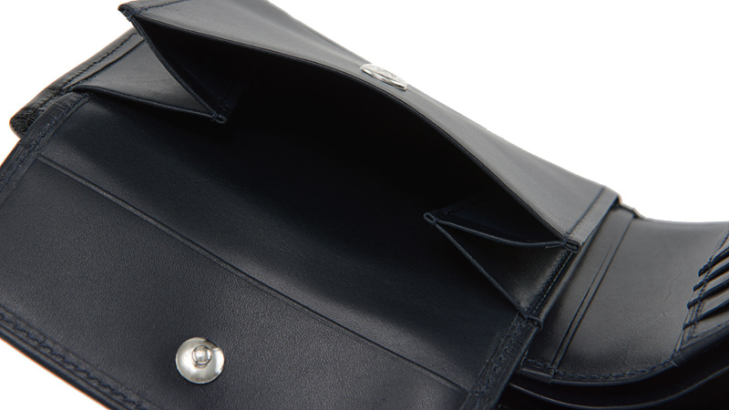 【CYPRIS COLLECTION】二つ折り財布(小銭入れ付き札入)■ボックスカーフ＆リンピッドカーフ