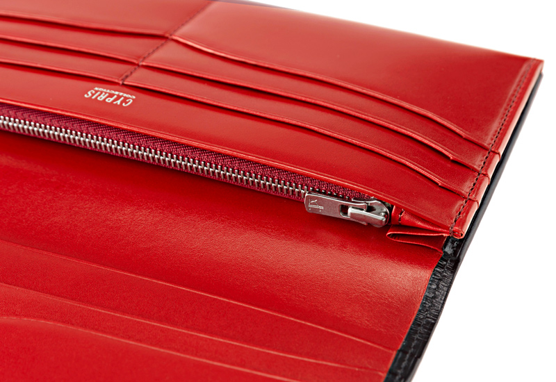 【CYPRIS COLLECTION】長財布(小銭入れ付きササマチ束入)■ボックスカーフ＆リンピッドカーフ