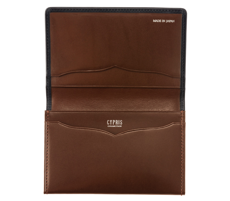 【CYPRIS COLLECTION】名刺入れ(ササマチ)■ボックスカーフ＆リンピッドカーフ