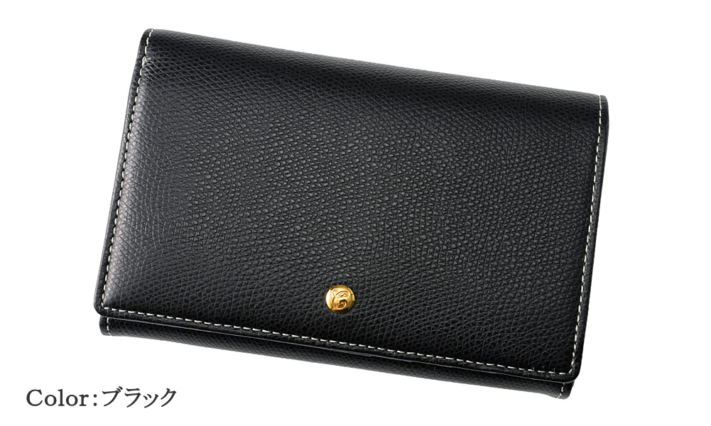 【キプリス】二つ折り財布(内ファスナー小銭入れ付き札入)■プリマ