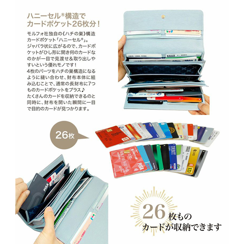 【キプリス】ハニーセル長財布■リサッカ