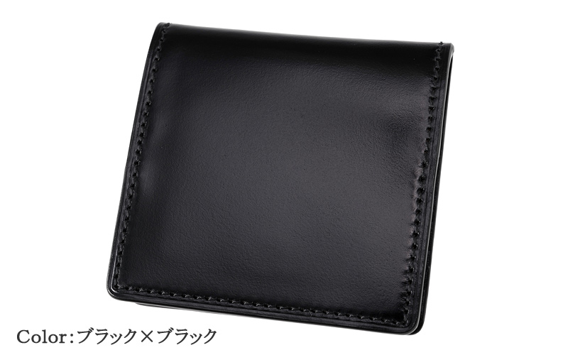 【キプリス】小銭入れ(ＢＯＸ型)■オイルシェルコードバン＆ルーガショルダー