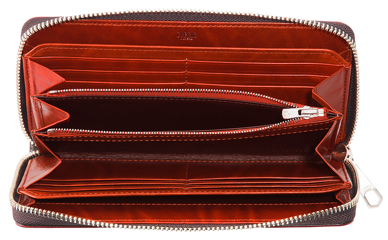 【キプリス】長財布(ラウンドファスナー束入)■ブライドルレザー＆ルーガショルダー