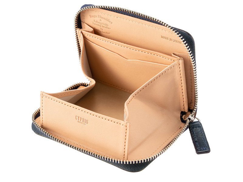 【キプリス】小銭入れ■ルーガショルダー＆フルベジタブルタンニンレザー