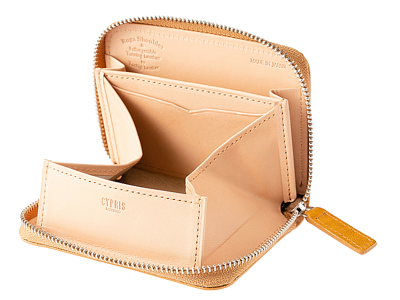 【キプリス】小銭入れ■ルーガショルダー＆フルベジタブルタンニンレザー