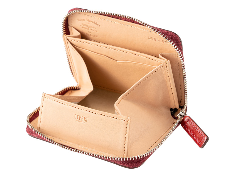 【キプリス】小銭入れ■ルーガショルダー＆フルベジタブルタンニンレザー