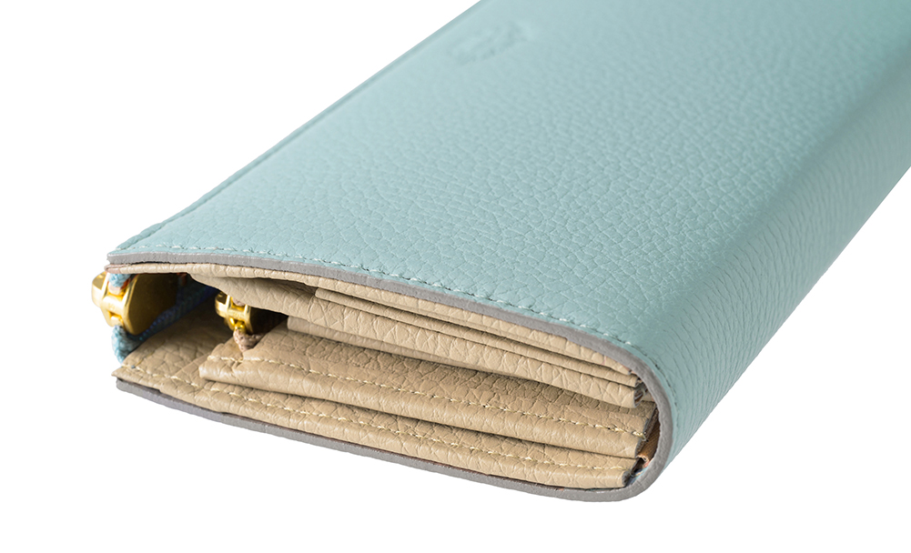 【キプリス】ハニーセル長財布(Ｌ字ラウンドファスナー束入)■ルミナス