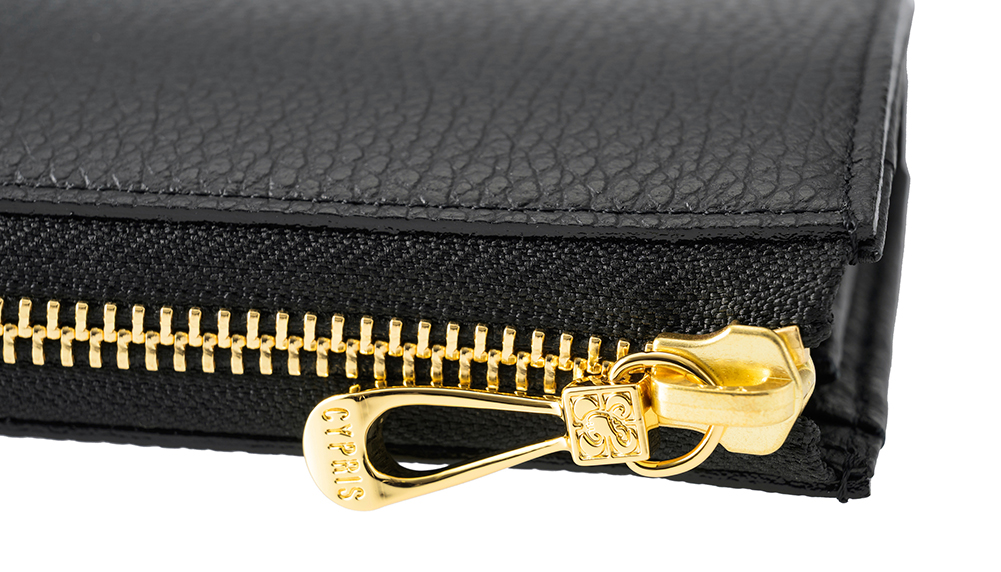 【キプリス】ハニーセル長財布(Ｌ字ラウンドファスナー束入)■ルミナス