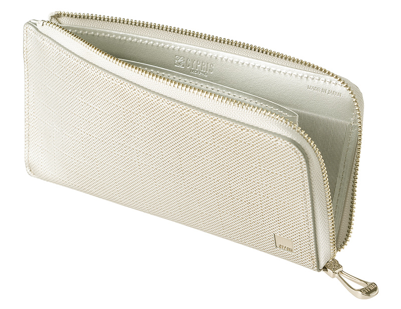 【キプリス】長財布(L字ラウンドファスナー束入)■ポン