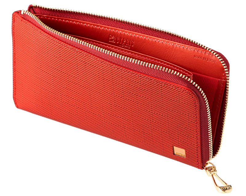 【キプリス】長財布(L字ラウンドファスナー束入)■ポン