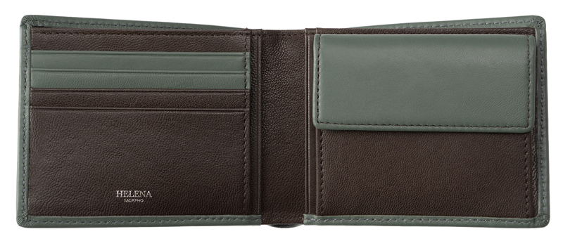 【ヘレナ】二つ折り財布(小銭入れ付き札入)■カルム