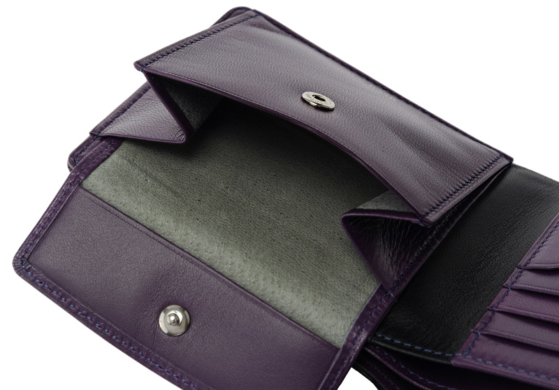 【キプリス】二つ折り財布(小銭入れ付き札入)■コルデーロ