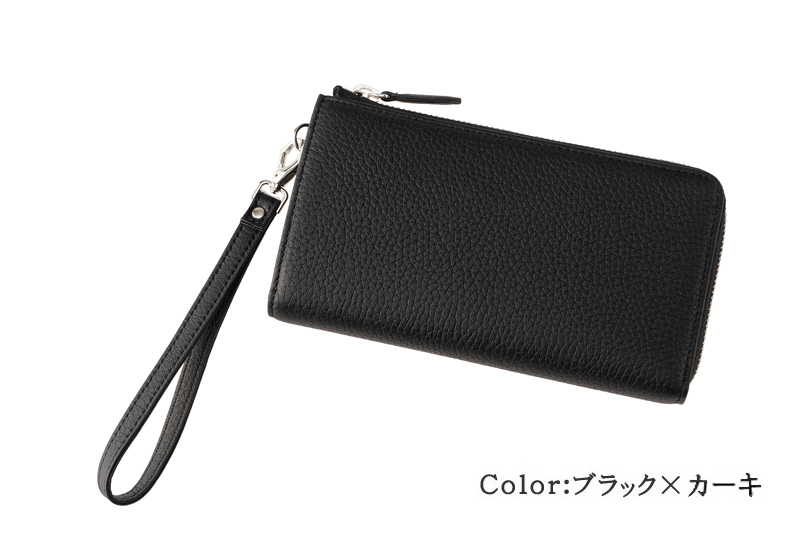 【キプリス】モバイルウォレット(ラウンドファスナー)■フィンランドエルク