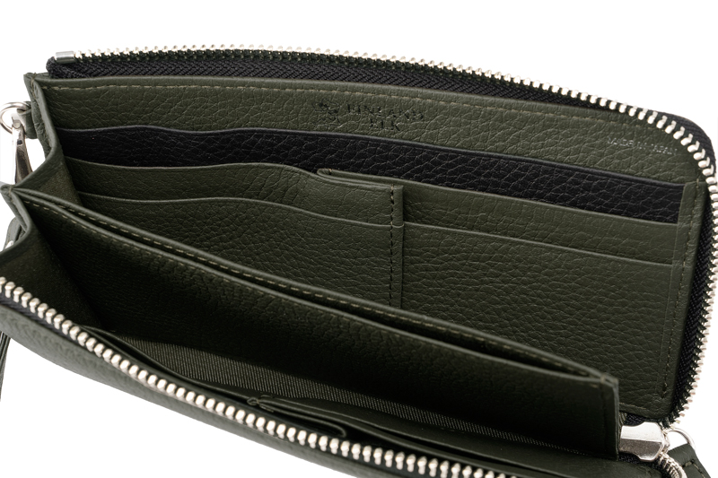 【キプリス】モバイルウォレット(ラウンドファスナー)■フィンランドエルク