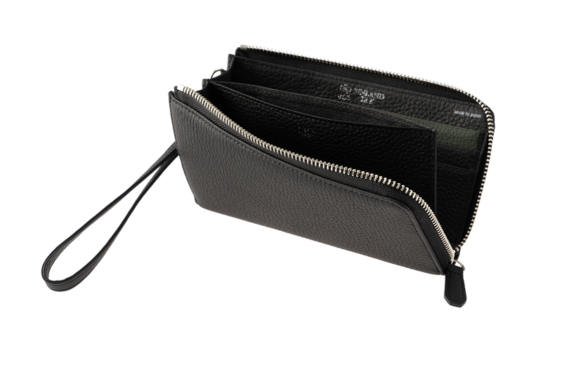 【キプリス】モバイルウォレット(ラウンドファスナー)■フィンランドエルク