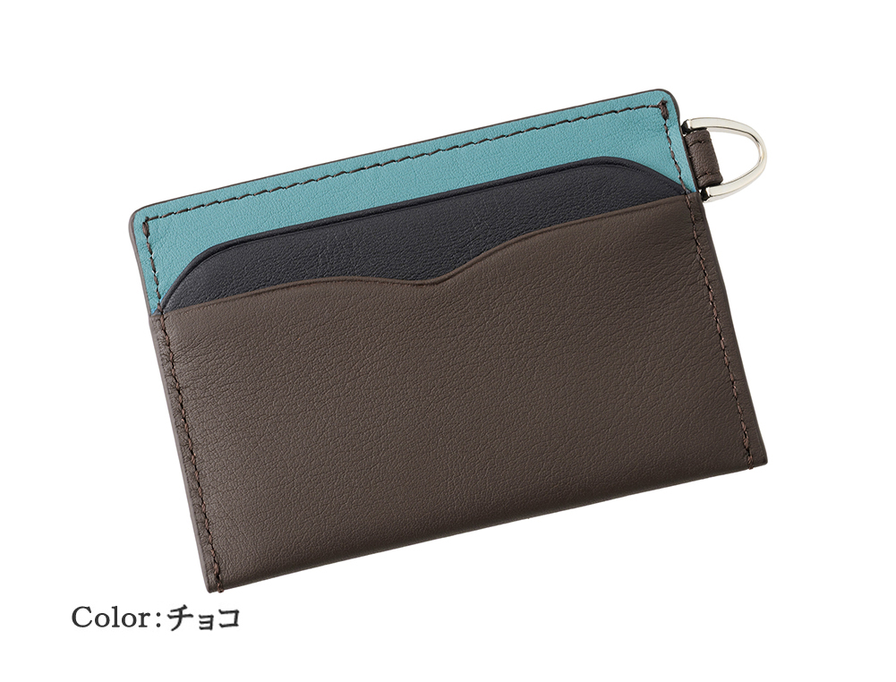 【J.PRESS】単カードケース■マルチカラー