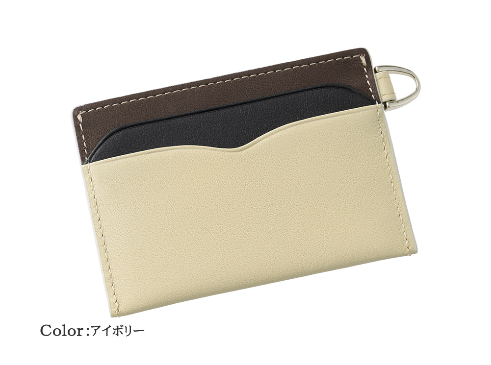 【J.PRESS】単カードケース■マルチカラー