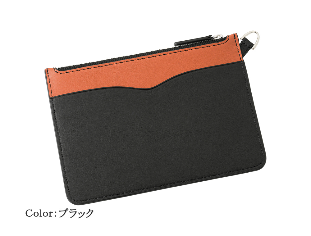 【J.PRESS】薄型ポーチ■マルチカラー
